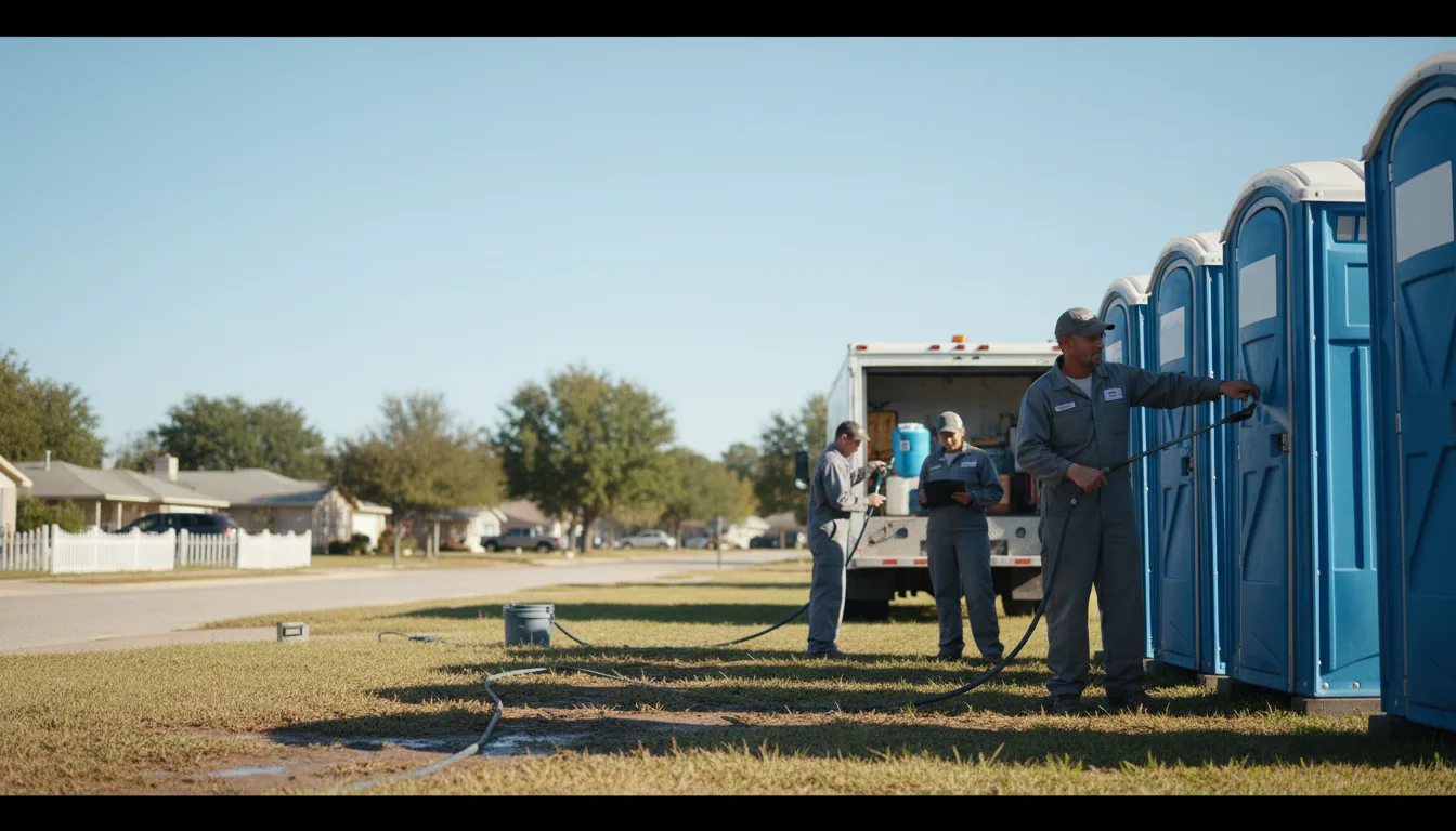 Long-Term Portable Toilet Rental in Stockland, IL near me